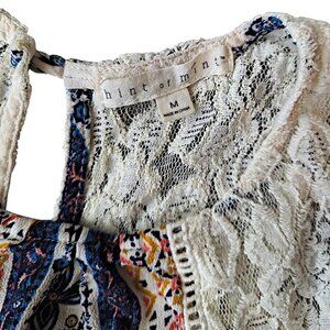 Hint of Mint Float Dress Cream